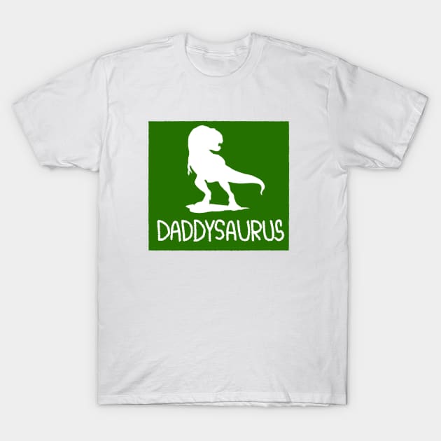 DADDY SAURUS GREEN BLOG T-Shirt by hkshabandar